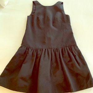 Tibi black dress, open back